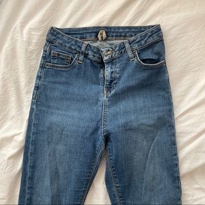 high waisted top shop jeans